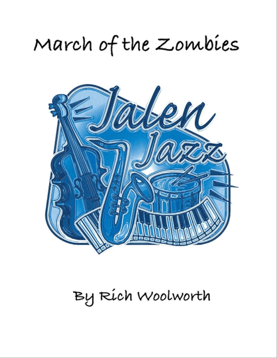 March of the Zombies Jazz Ensemble scores gallery preview page 1