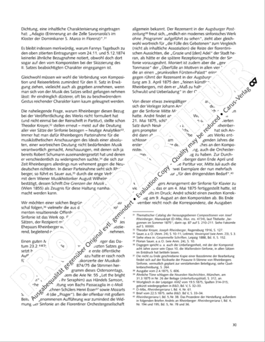 Rheinberger (Gesamtausgabe, Bd. 24) Orchestra scores gallery preview page 12