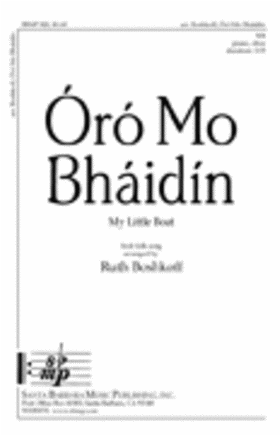 Oro Mo Bhaidin - Oboe Part Piano scores gallery preview page 1
