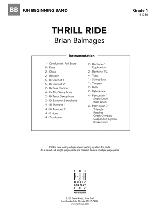 Thrill Ride: Score