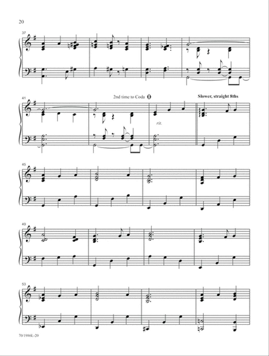 Glory and Grace Piano Solo scores gallery preview page 12