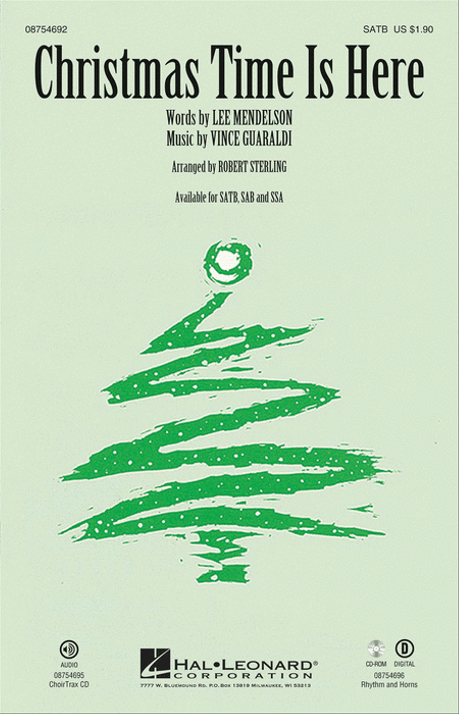 Christmas Time Is Here 3-Part scores gallery preview page 1