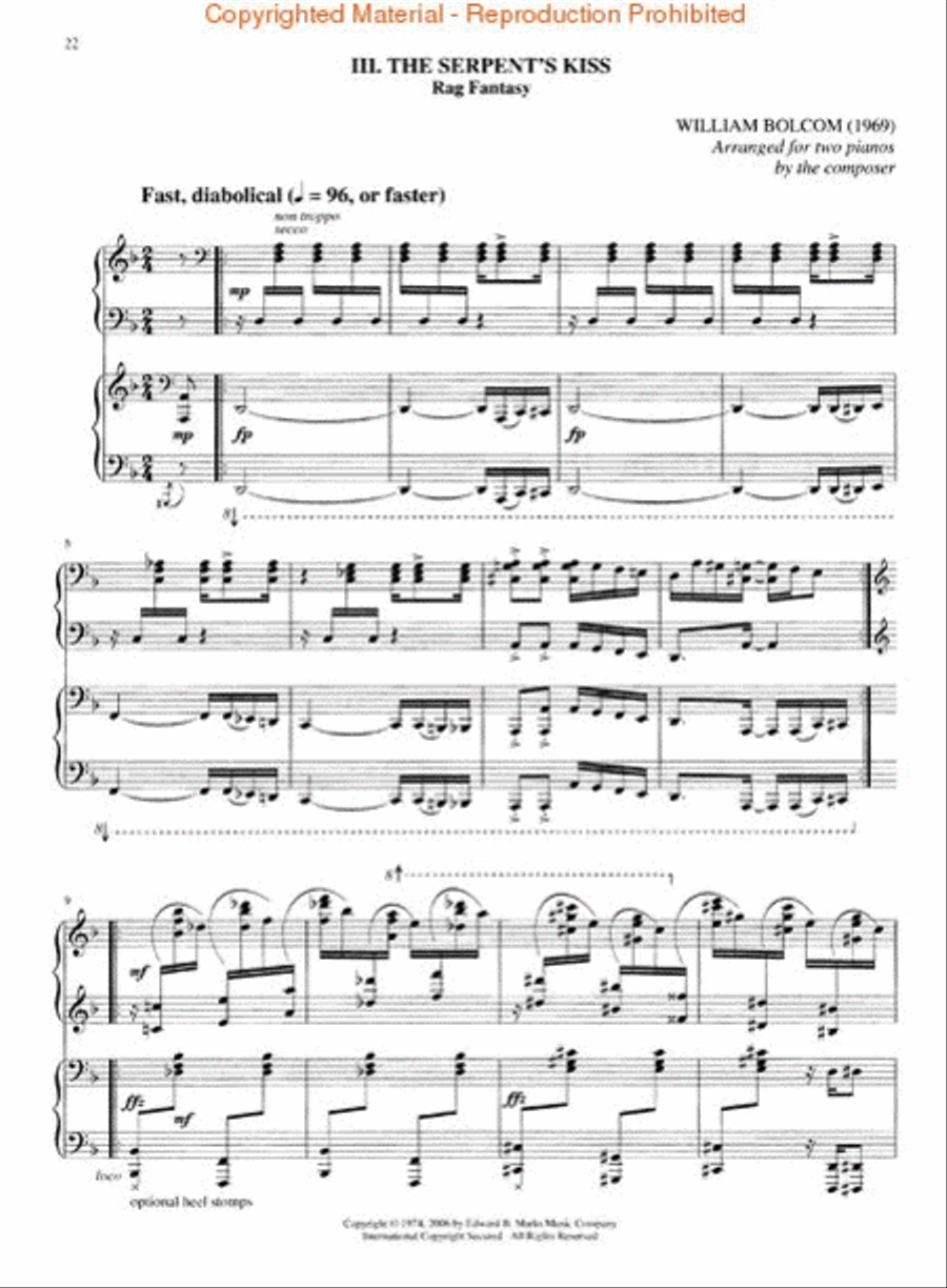 The Garden of Eden Piano Duet scores gallery preview page 2