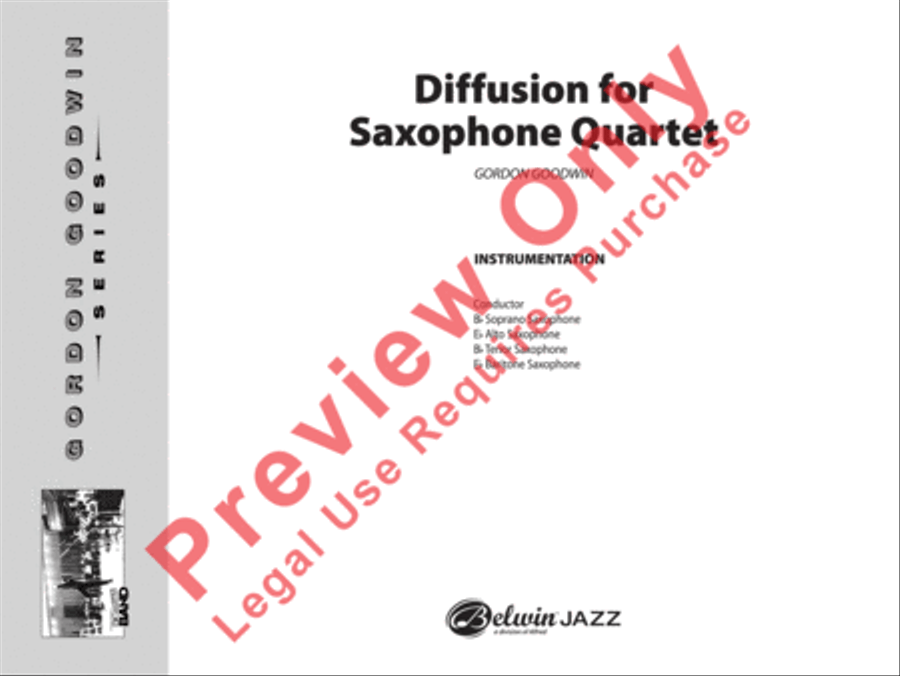 Diffusion for Sax Quartet Small Ensemble scores gallery preview page 2