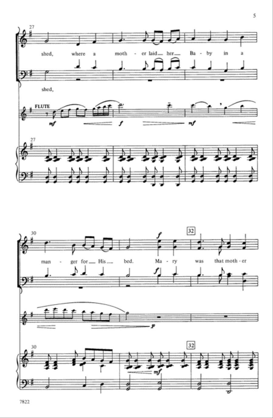 Joy: A Carol Cantata for Christmas 4-Part scores gallery preview page 5