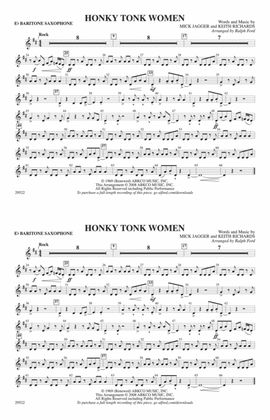 Honky Tonk Women: E-flat Baritone Saxophone
