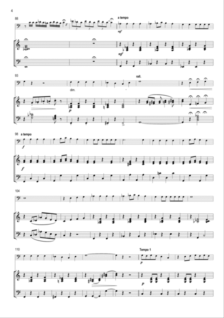 If I Were A Rich Man Euphonium scores gallery preview page 4