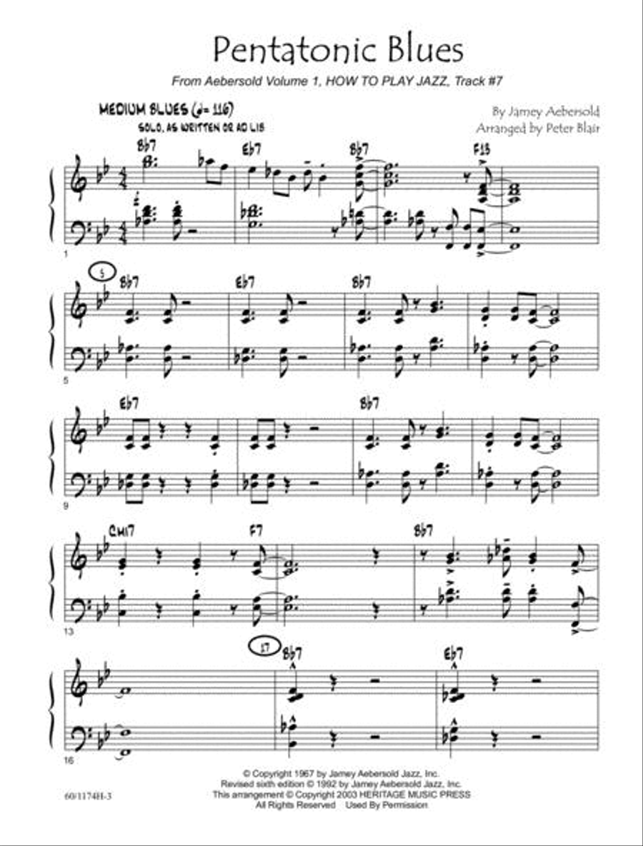 Aebersold for Everyone - Piano Jazz Ensemble scores gallery preview page 3