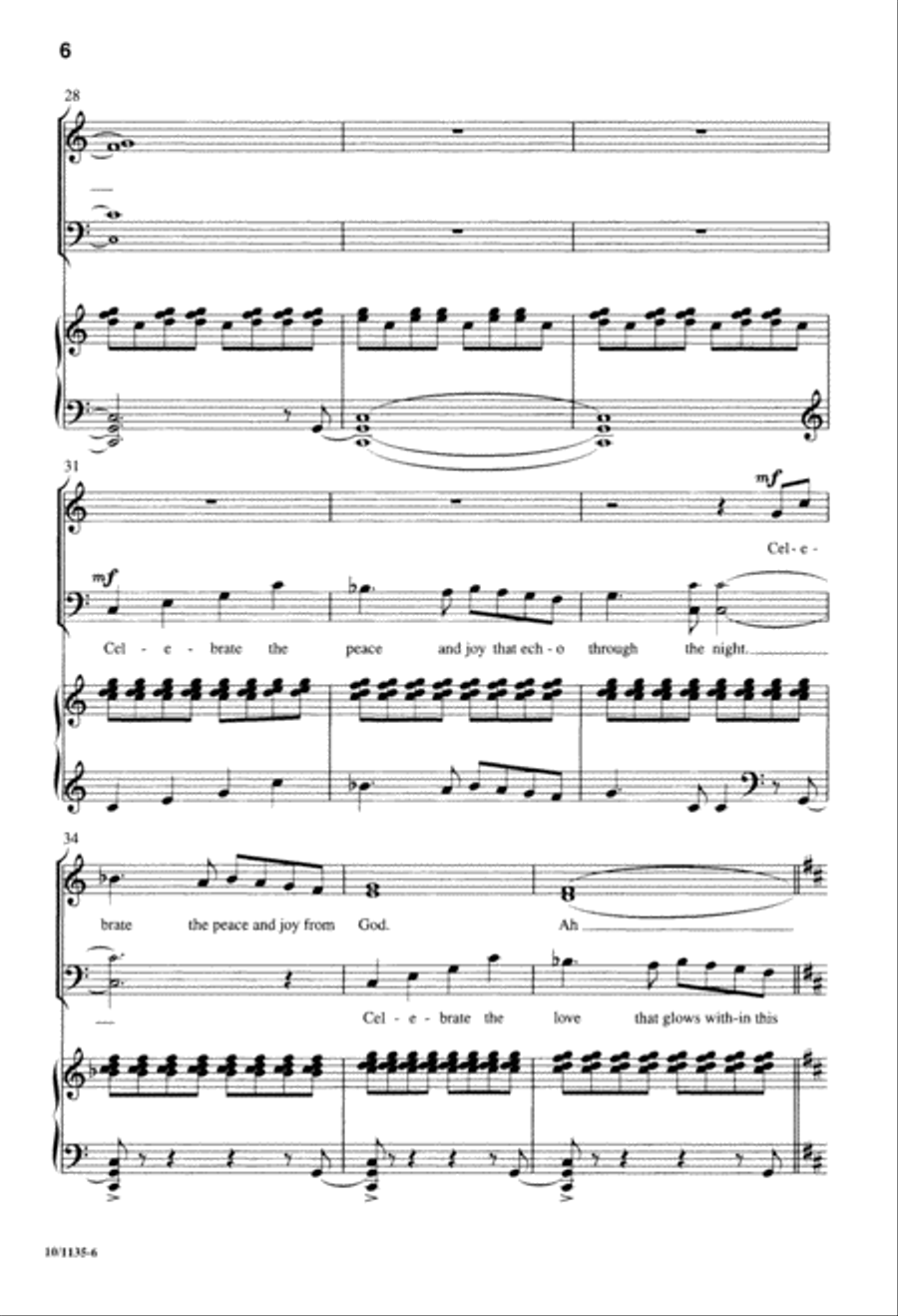 Celebrate the Coming of the Lord 3-Part scores gallery preview page 6