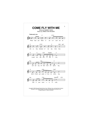 Book cover for Come Fly With Me