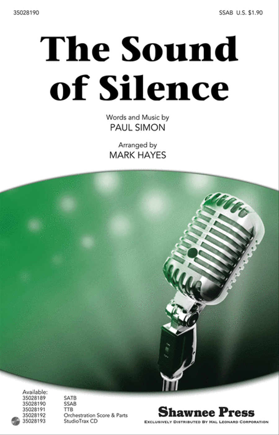 The Sound of Silence Choir scores gallery preview page 1