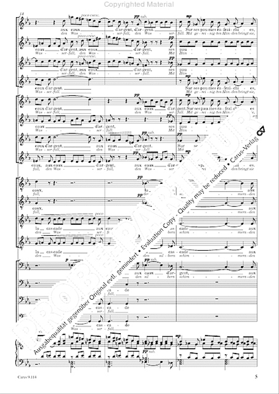Trois Fragments de son Trois Fragments de son Choir scores gallery preview page 8