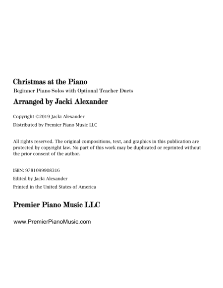 Christmas at the Piano with Teacher Duets image number null
