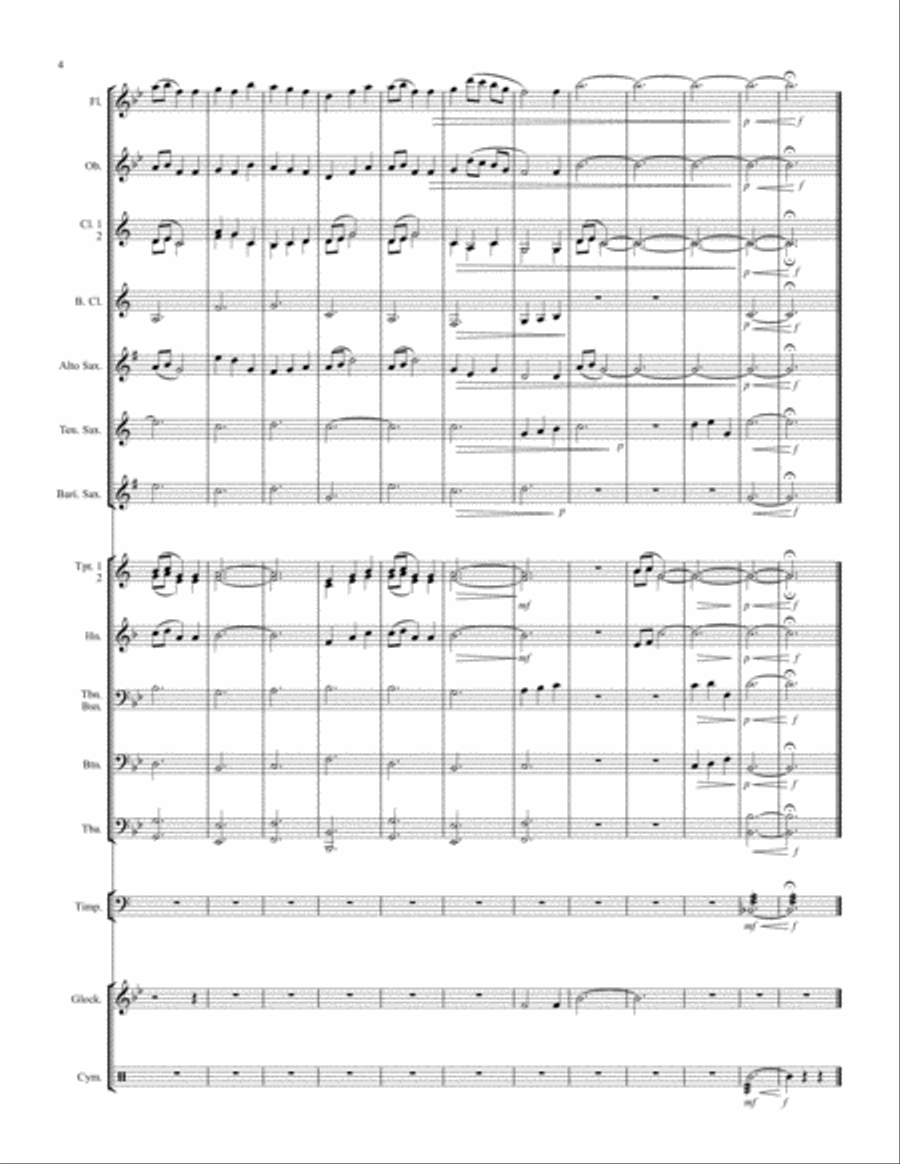 Adrift Concert Band scores gallery preview page 5