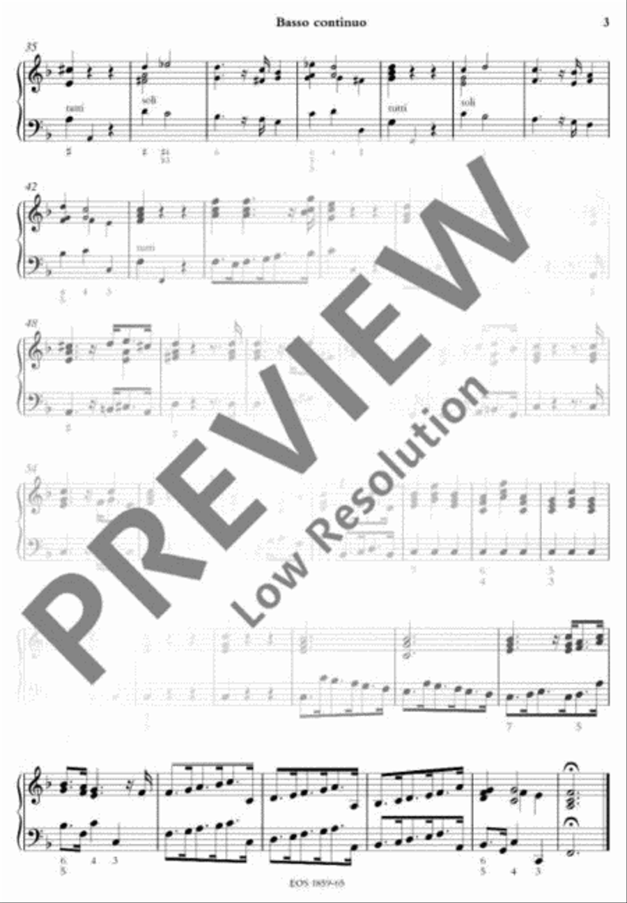 Concerto Grosso Concerto Grosso Basso Continuo scores gallery preview page 3