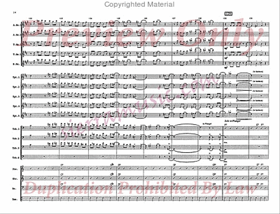 Tree Frog Big Band scores gallery preview page 15