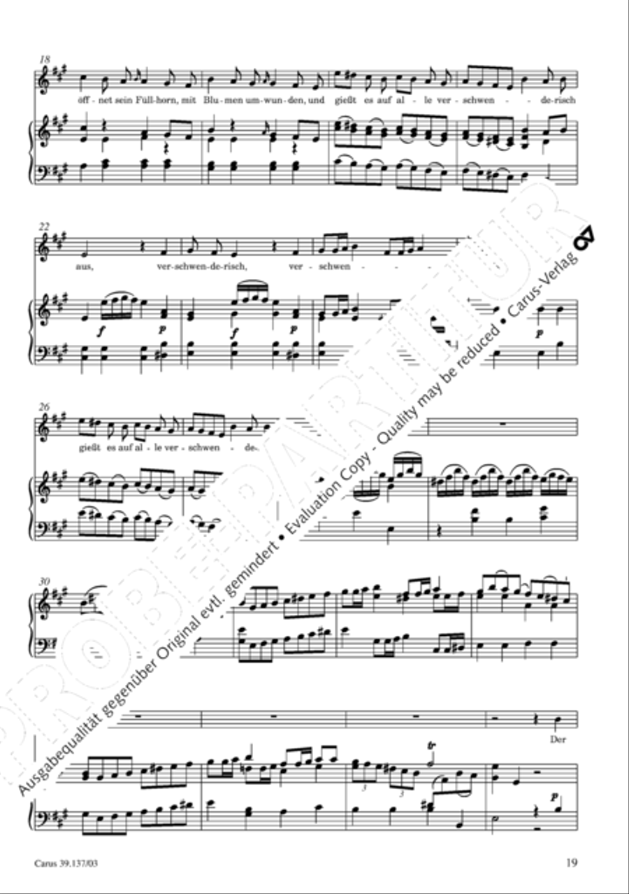 Die Tageszeiten 4-Part scores gallery preview page 20