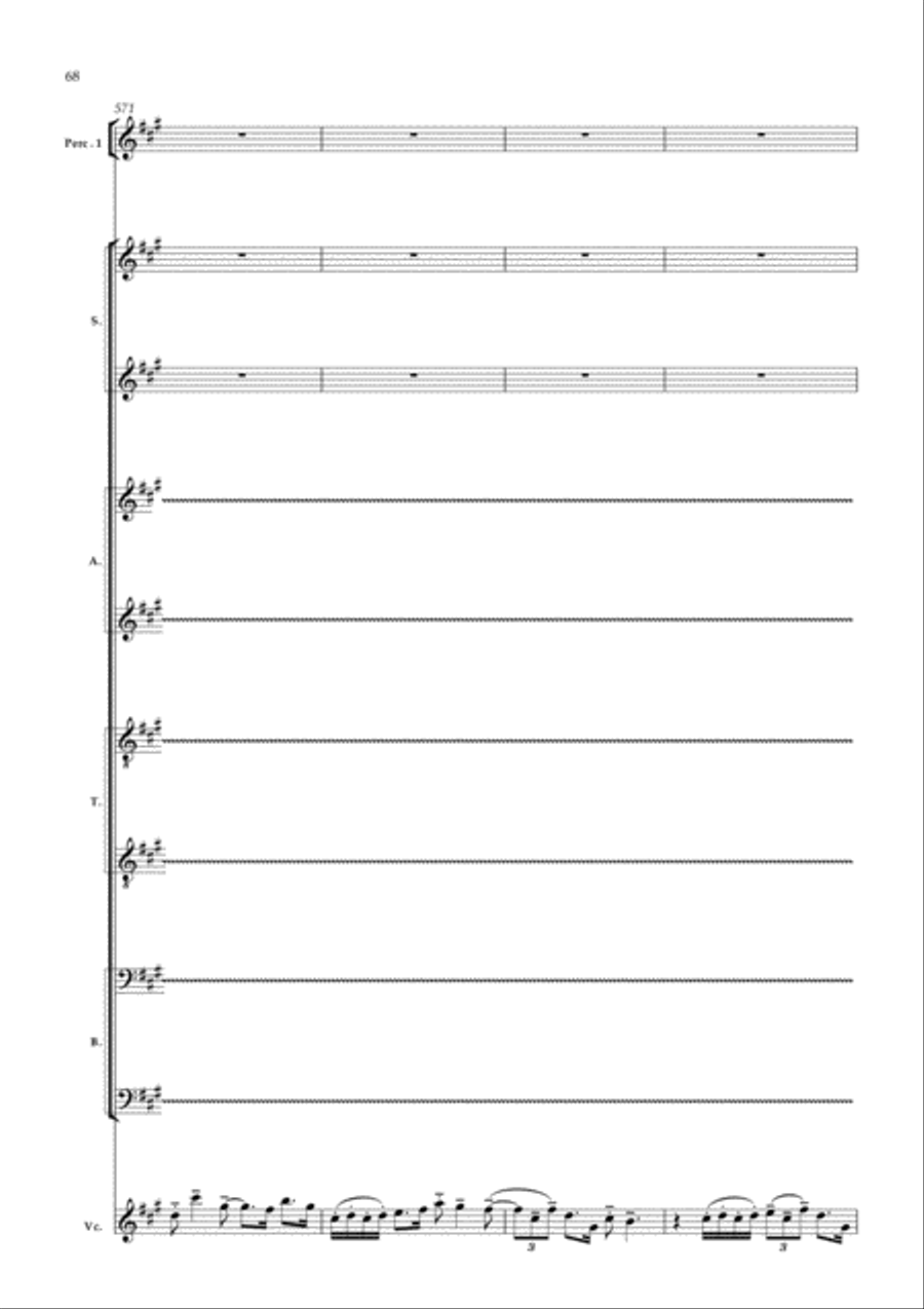 To the Field of Stars To the Field of Stars 4-Part scores gallery preview page 12