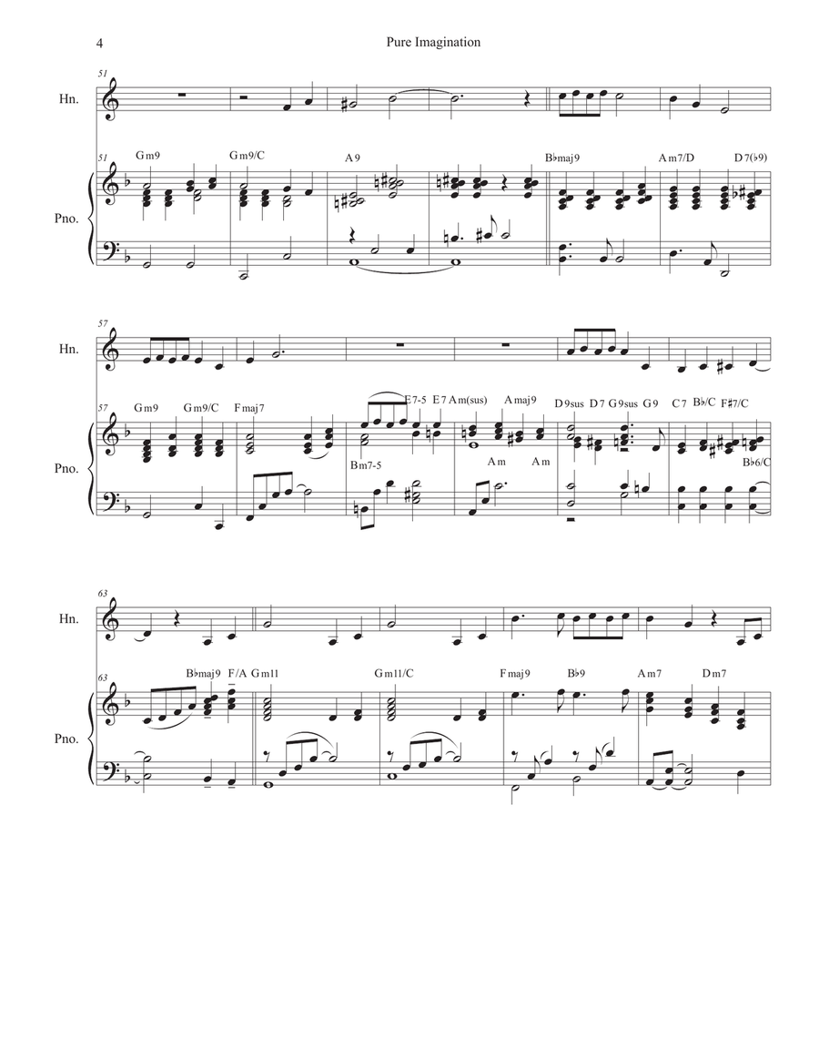 Pure Imagination Pure Imagination Piano scores gallery preview page 4
