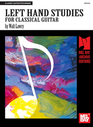 Book cover for Left Hand Studies for Classical Guitar