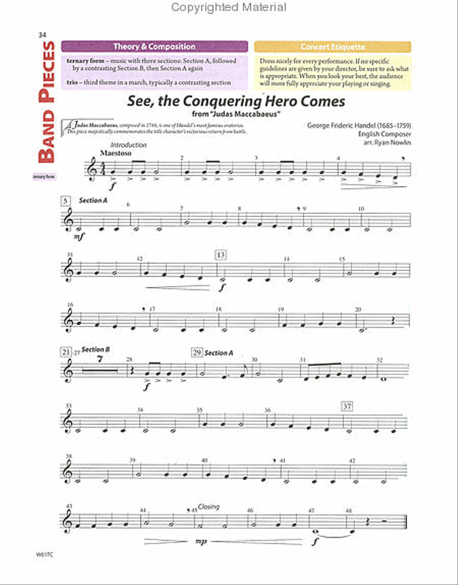 Tradition of Excellence Book 1 - Baritone/Euphonium T.C. Concert Band Methods scores gallery preview page 6