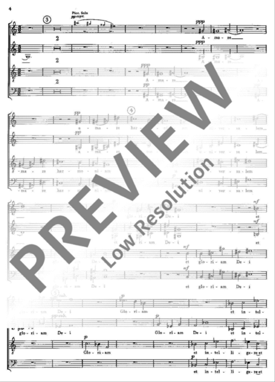 Kantate Nr. 8 4-Part scores gallery preview page 3
