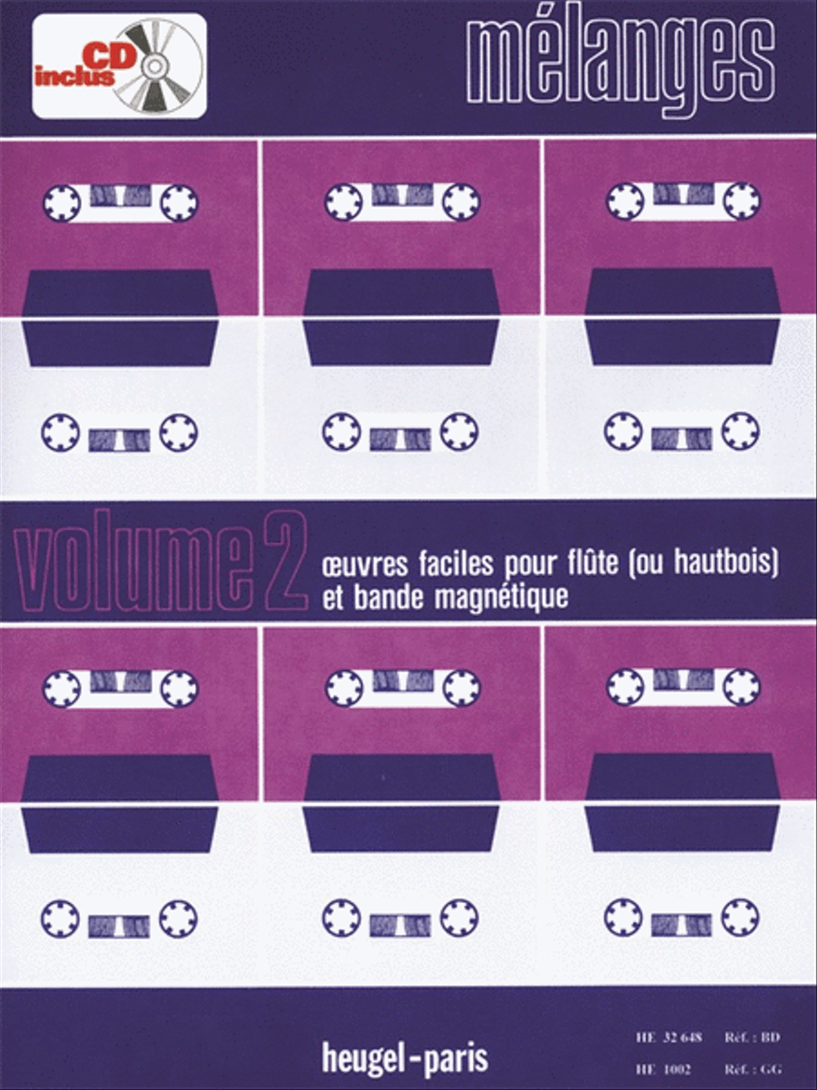 Divers Melanges Vol 2 Oeuvres Faciles Flute & Cassette Flute Solo scores gallery preview page 1