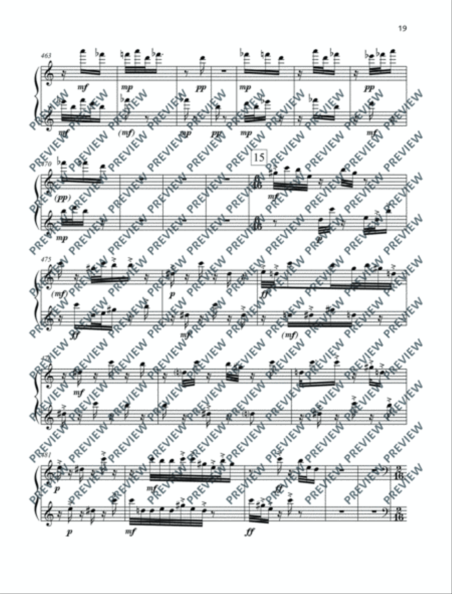 Posuo Pishon Piano Solo scores gallery preview page 20