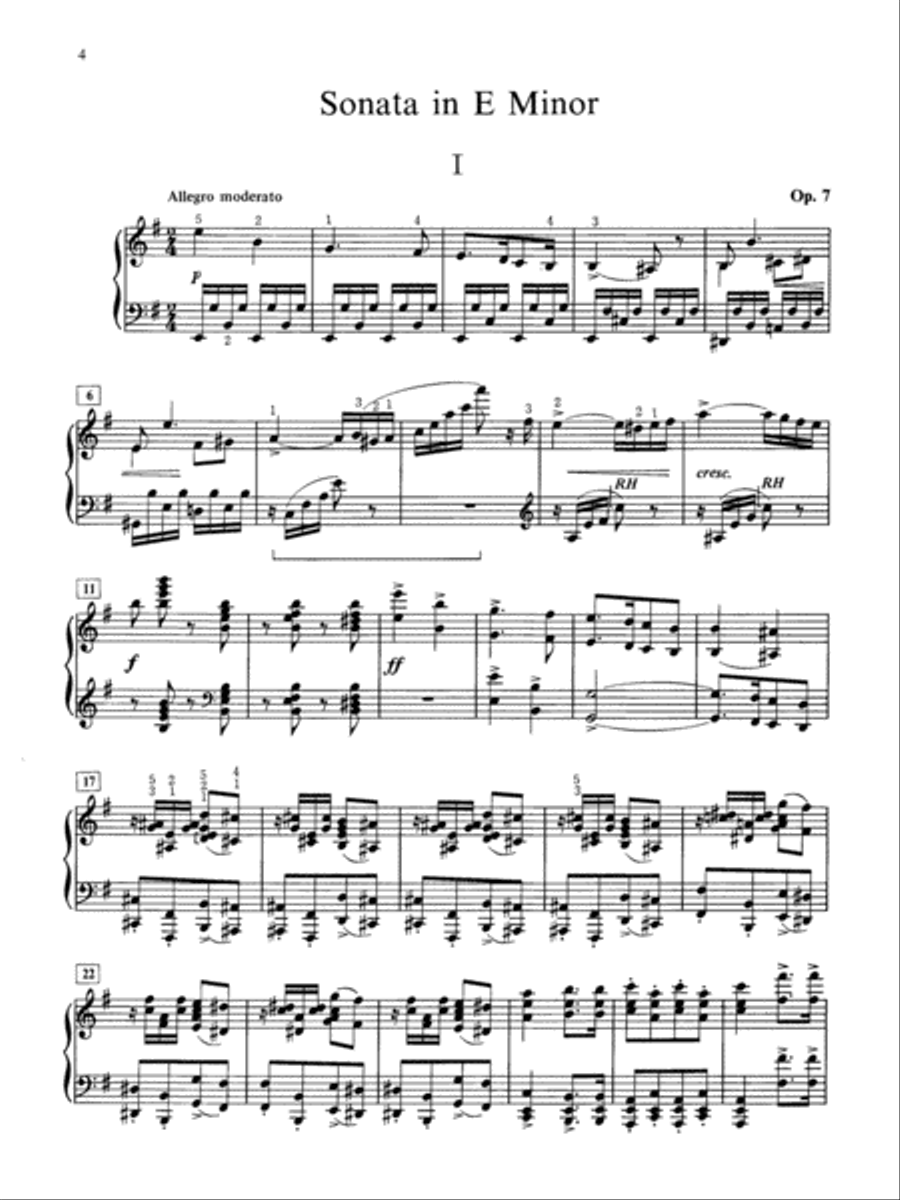 Grieg: Sonata in E Minor, Opus 7 Small Ensemble scores gallery preview page 2