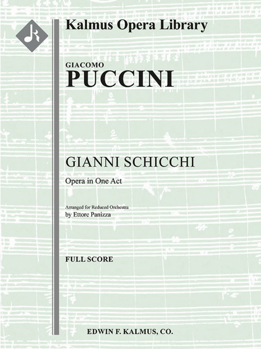 Gianni Schicchi (reduced orchestration) Choir scores gallery preview page 1