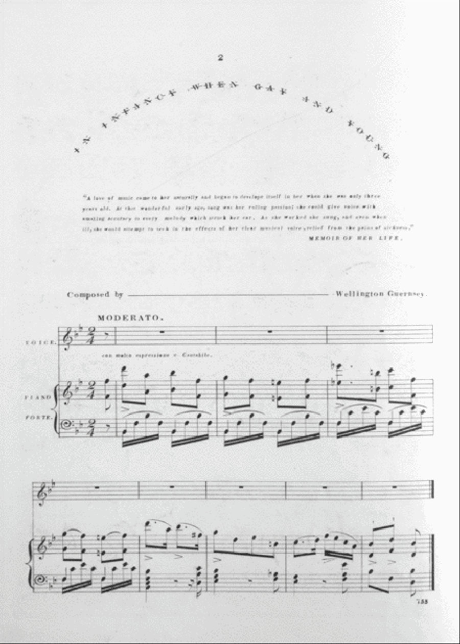 In Infancy When Gay and Young Voice scores gallery preview page 2