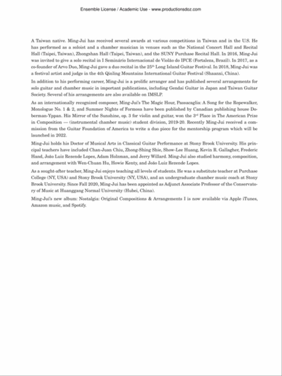 3 Studies Classical Guitar scores gallery preview page 2