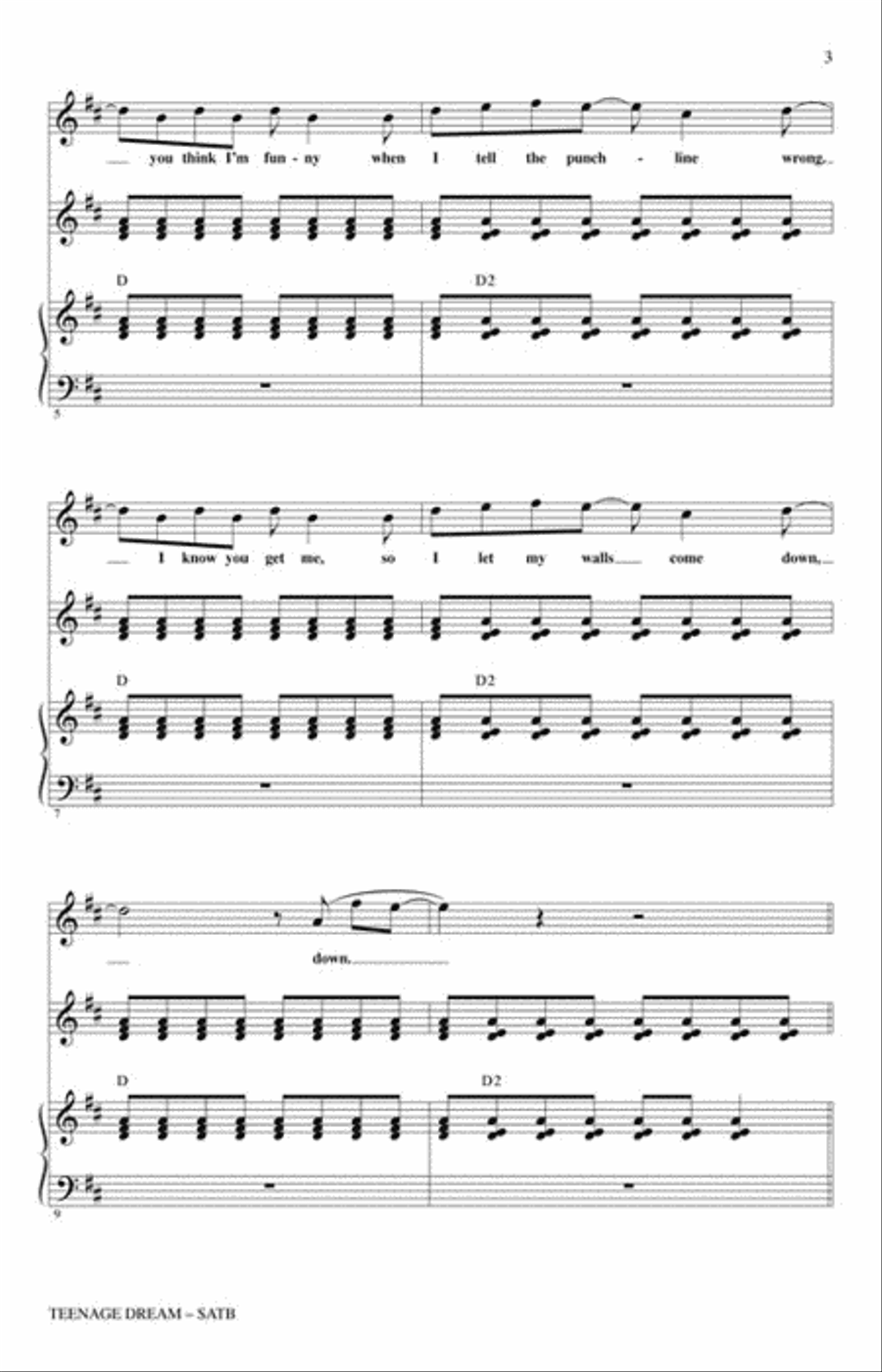 Teenage Dream Divisi scores gallery preview page 3