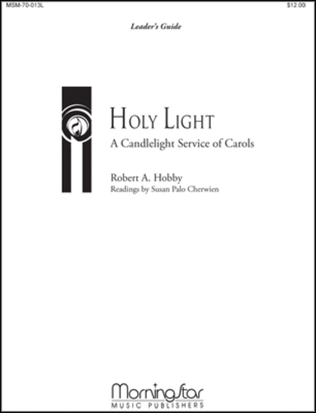 Book cover for Holy Light A Candlelight Service of Carols (Leader's Guide)