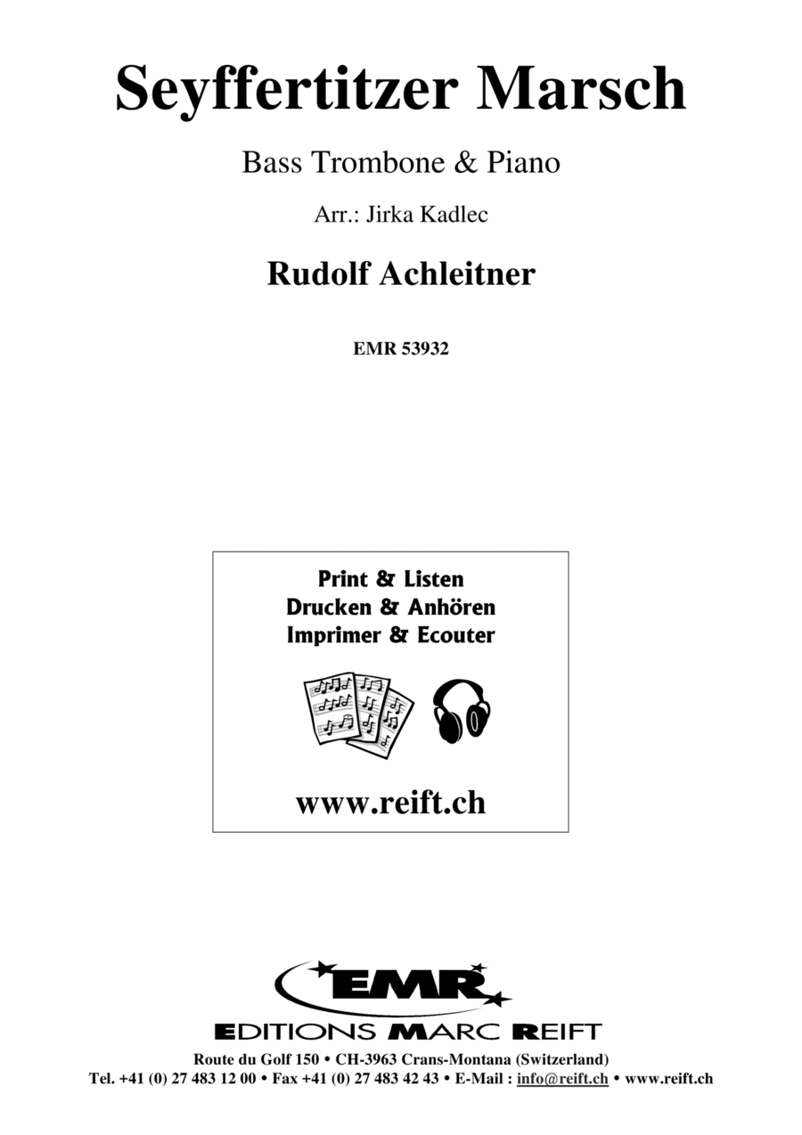 Seyffertitzer Marsch Trombone scores gallery preview page 1