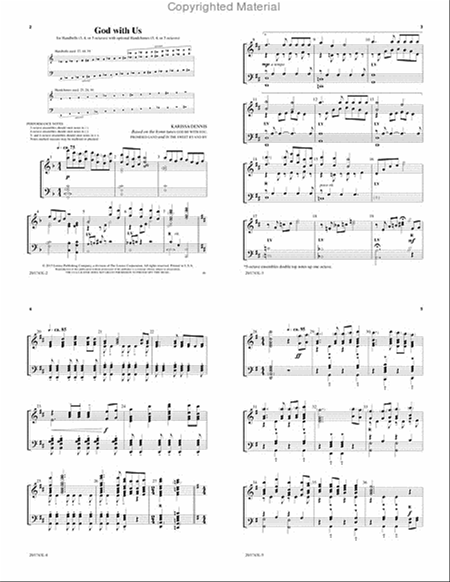 God with Us 5-Octaves scores gallery preview page 2