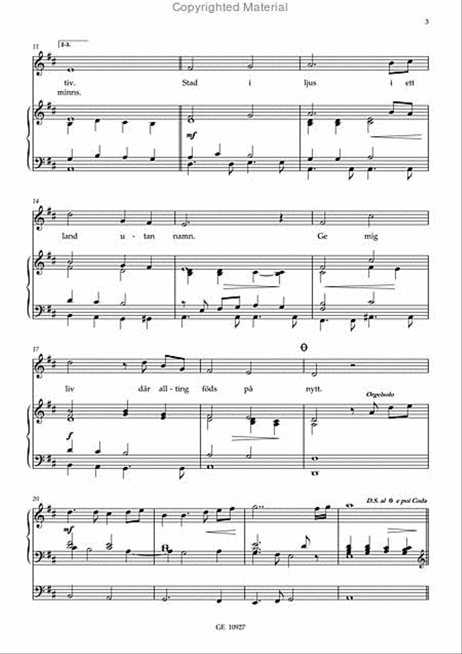 Stad i ljus Voice Solo scores gallery preview page 2