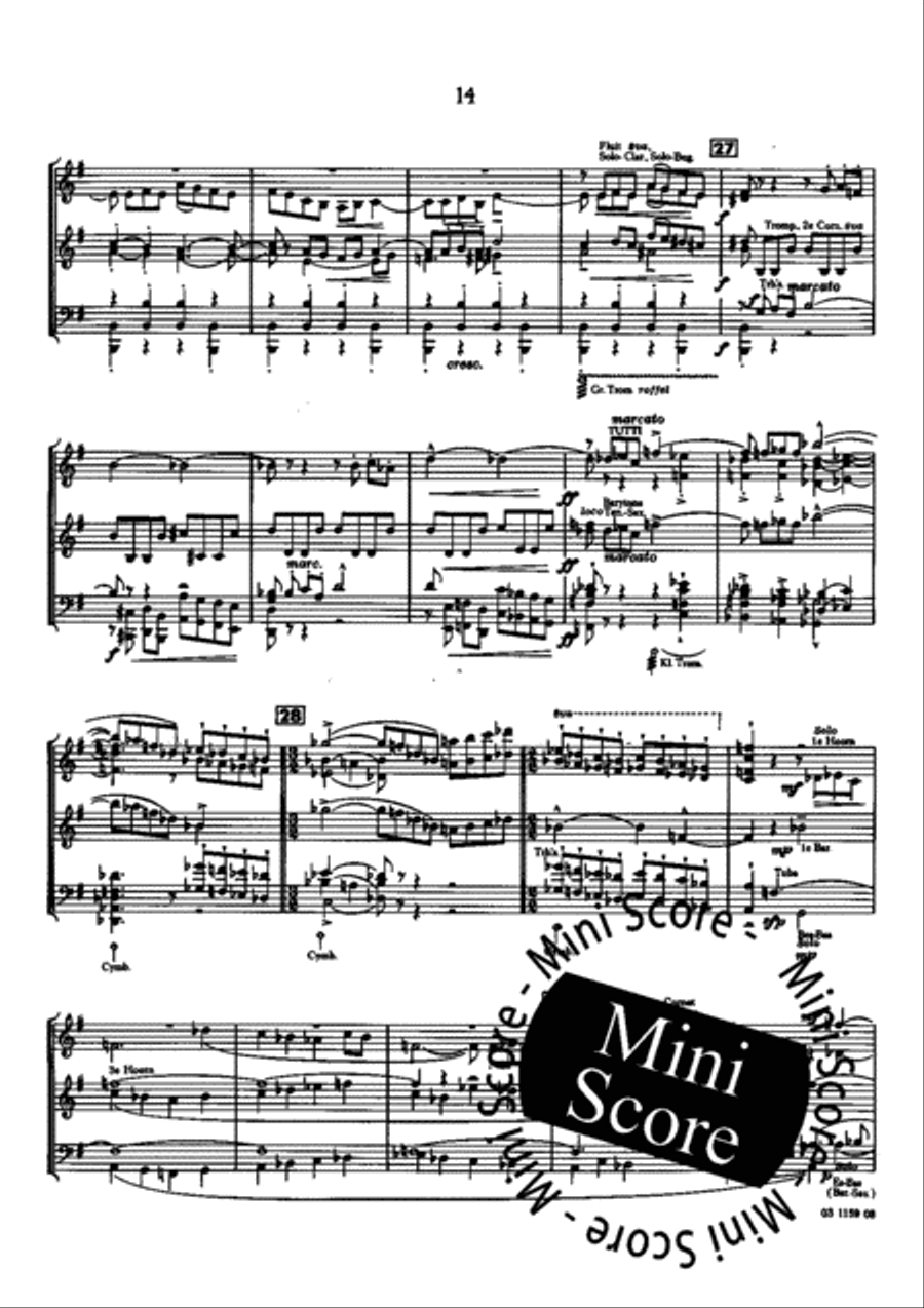 A Downland Suite Concert Band scores gallery preview page 18
