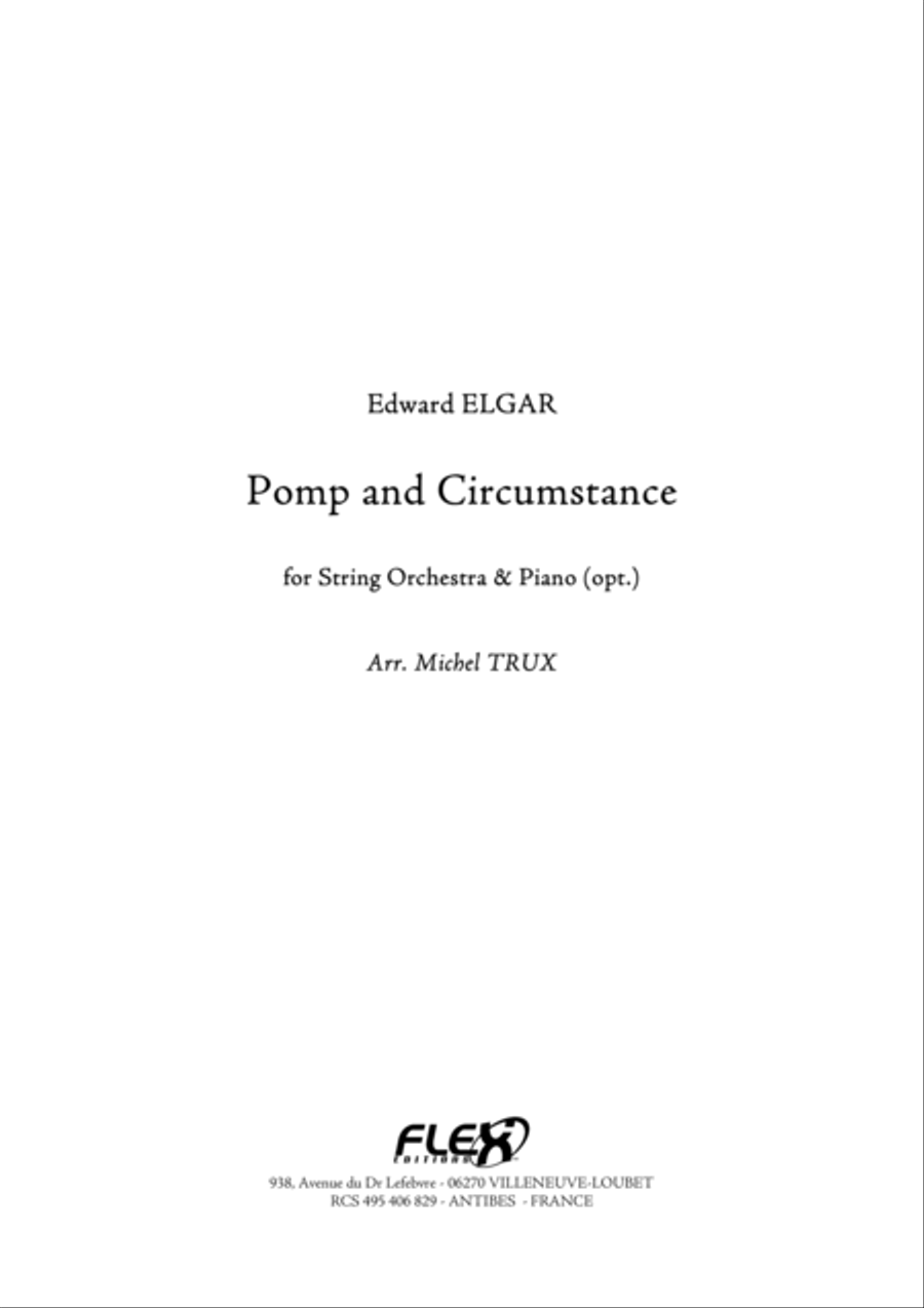 Pump and Circumstance String Orchestra scores gallery preview page 1