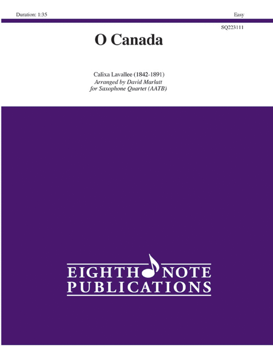 O Canada O Canada Small Ensemble scores gallery preview page 1
