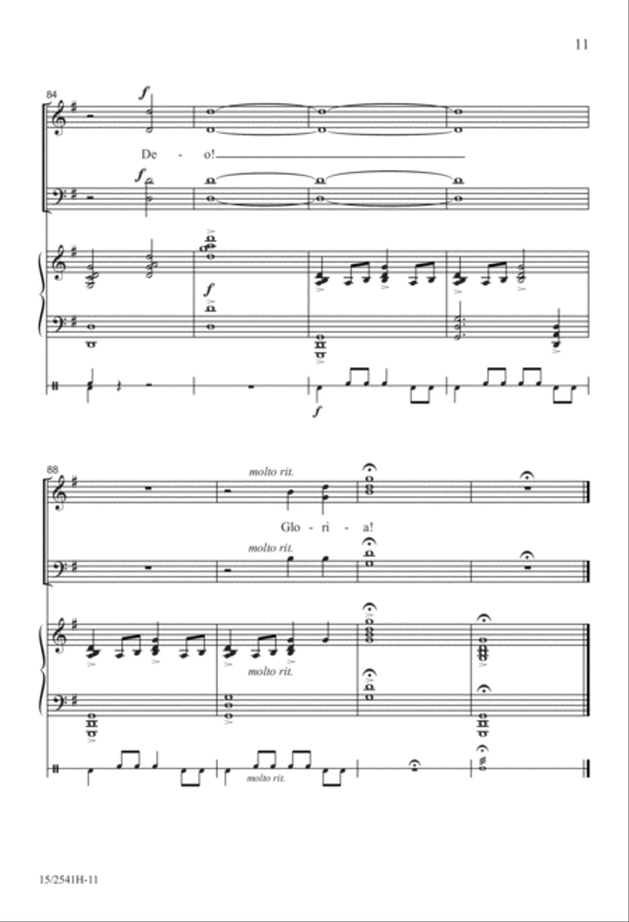 Adeste Fideles Adeste Fideles 4-Part scores gallery preview page 11