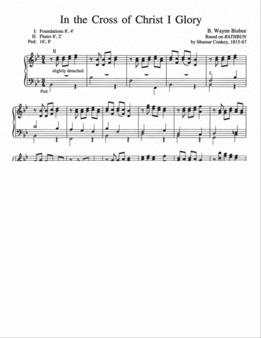 Hymn Introductions for Lent, Easter, Trinity Organ scores gallery preview page 5