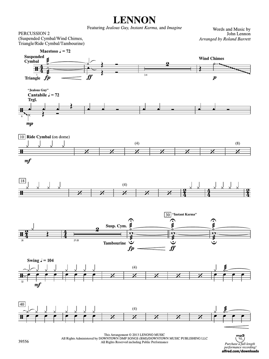 Lennon: 2nd Percussion
