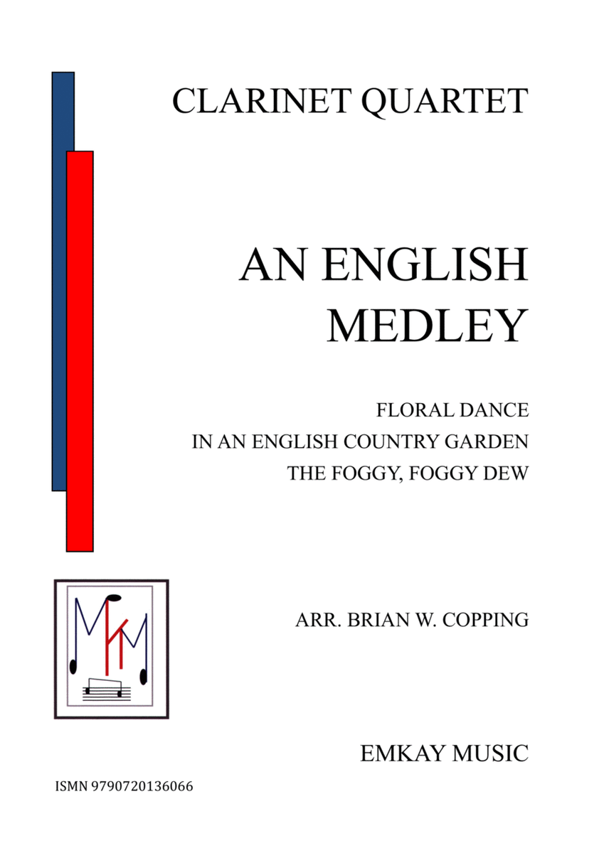 AN ENGLISH MEDLEY – CLARINET QUARTET image number null