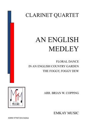 Book cover for AN ENGLISH MEDLEY – CLARINET QUARTET