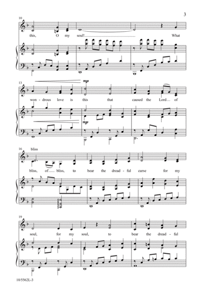 What Wondrous Love Is This by Lloyd Larson Choir - Digital Sheet Music