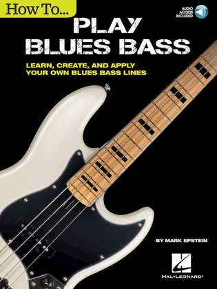 Book cover for How to Play Blues Bass