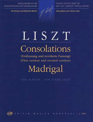 Book cover for Consolations (First Version and Revised Version) and Madrigal