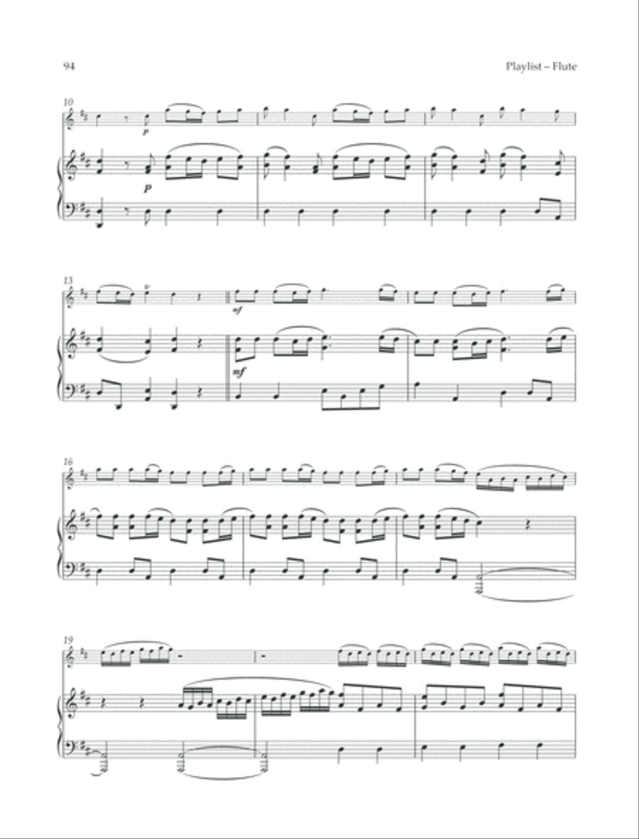 Spring Flute Solo scores gallery preview page 2