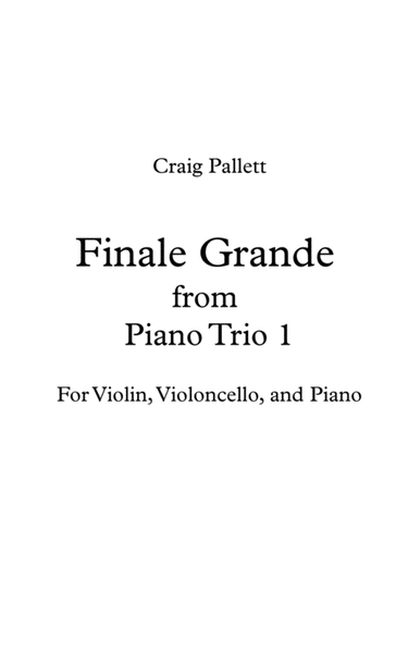 Finale Grande - For Piano Trio - Score & Parts image number null